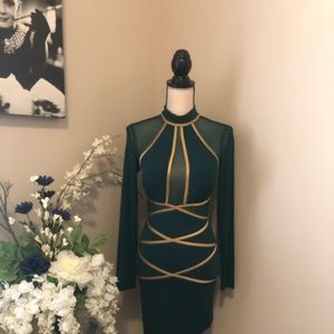 Mini dress Hunter Green ( FashionNova)